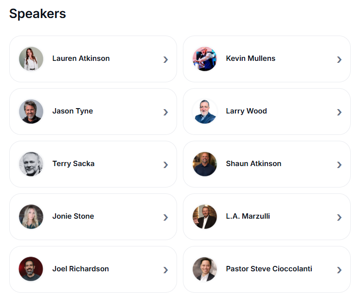 Kingdom Billionaires Conference 2027 schedule