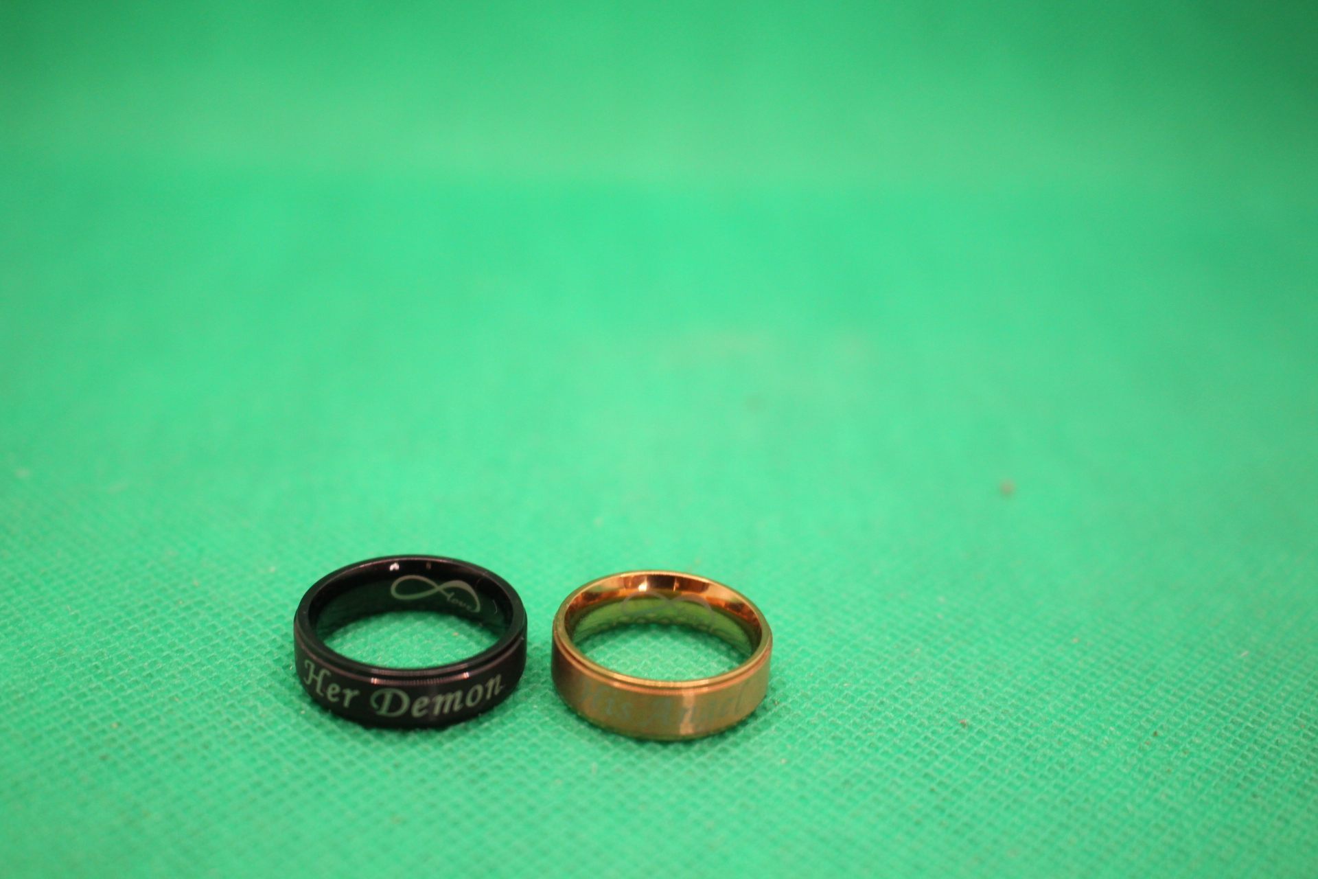 his angel her demon couple rings