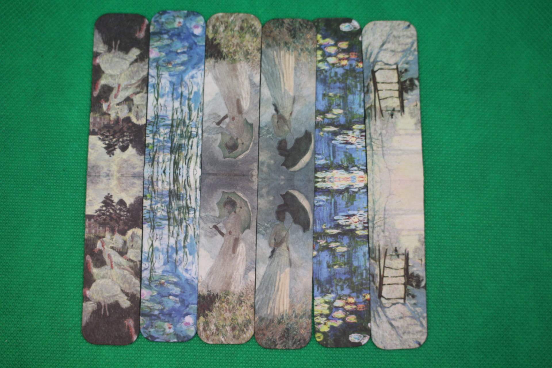 12 Claude Monet magnetic bookmarks