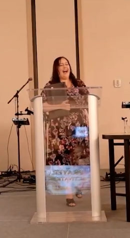 screenshot of Jacqueline Towell presenting, taken from Day 3 of Kingdom Billionaires Conference