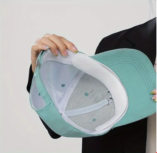hat liner from Temu promo pic