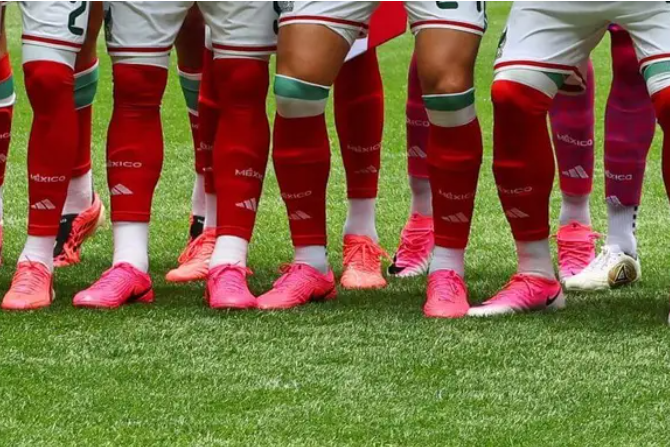 pink shoes at FIFA 2026, taken from New York Times