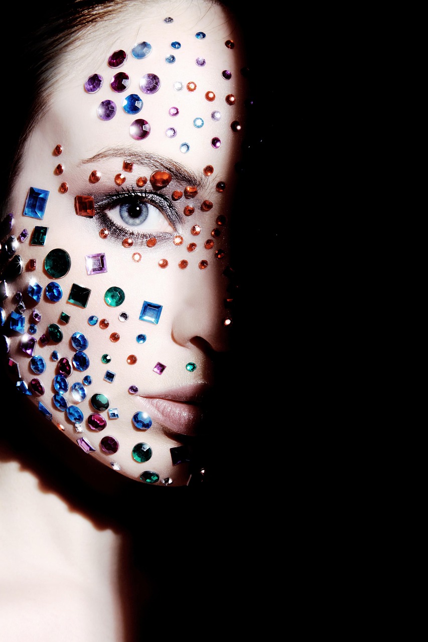 face half-hidden in shadow