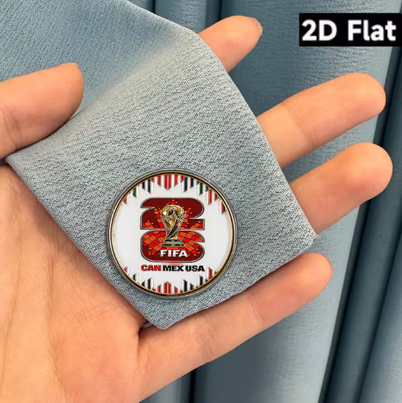 FIFA World Cup 2026 pin on sleeve, taken from Temu product page