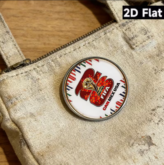 FIFA World Cup 2026 brooch on bag, taken from Temu product page