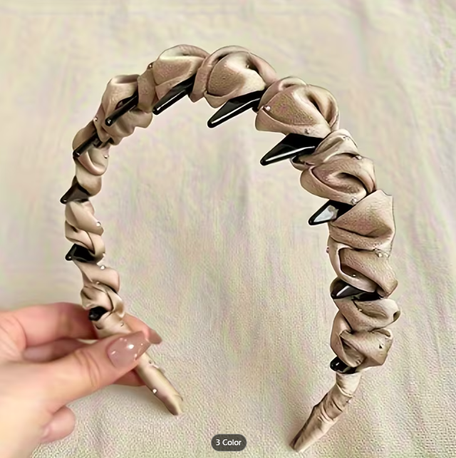 volumizing headband from Temu back view