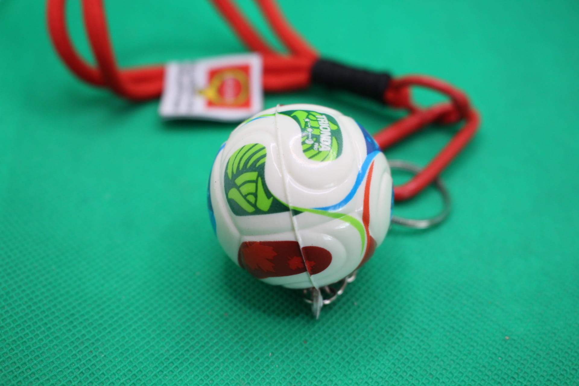 FIFA World Cup 2026 ball keychain, soccer ball focus