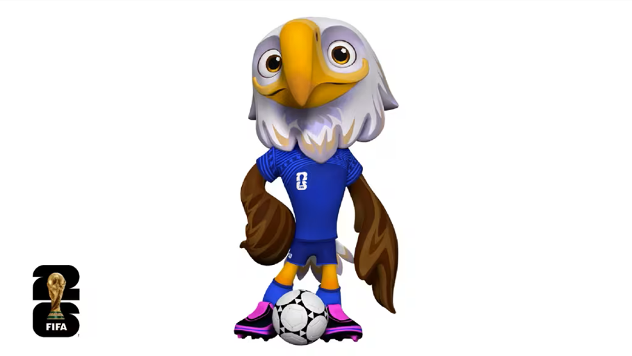 Clutch the Eagle mascot, taken from the FIFA official website