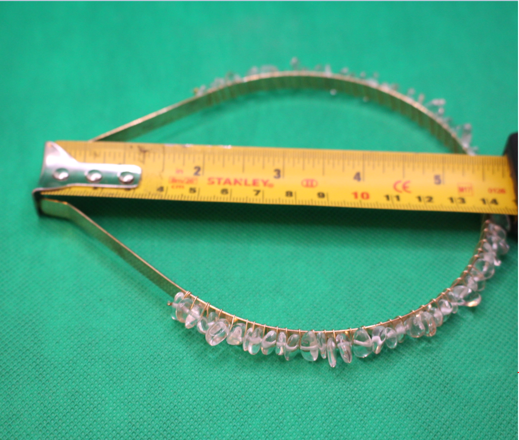 clear quartz headband height measurement