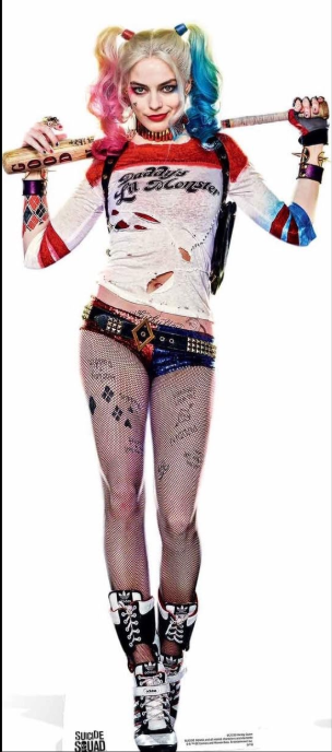 Suicide Squad Margot Robbie as Harley Quinn, taken from Suicide Squad IMBD page