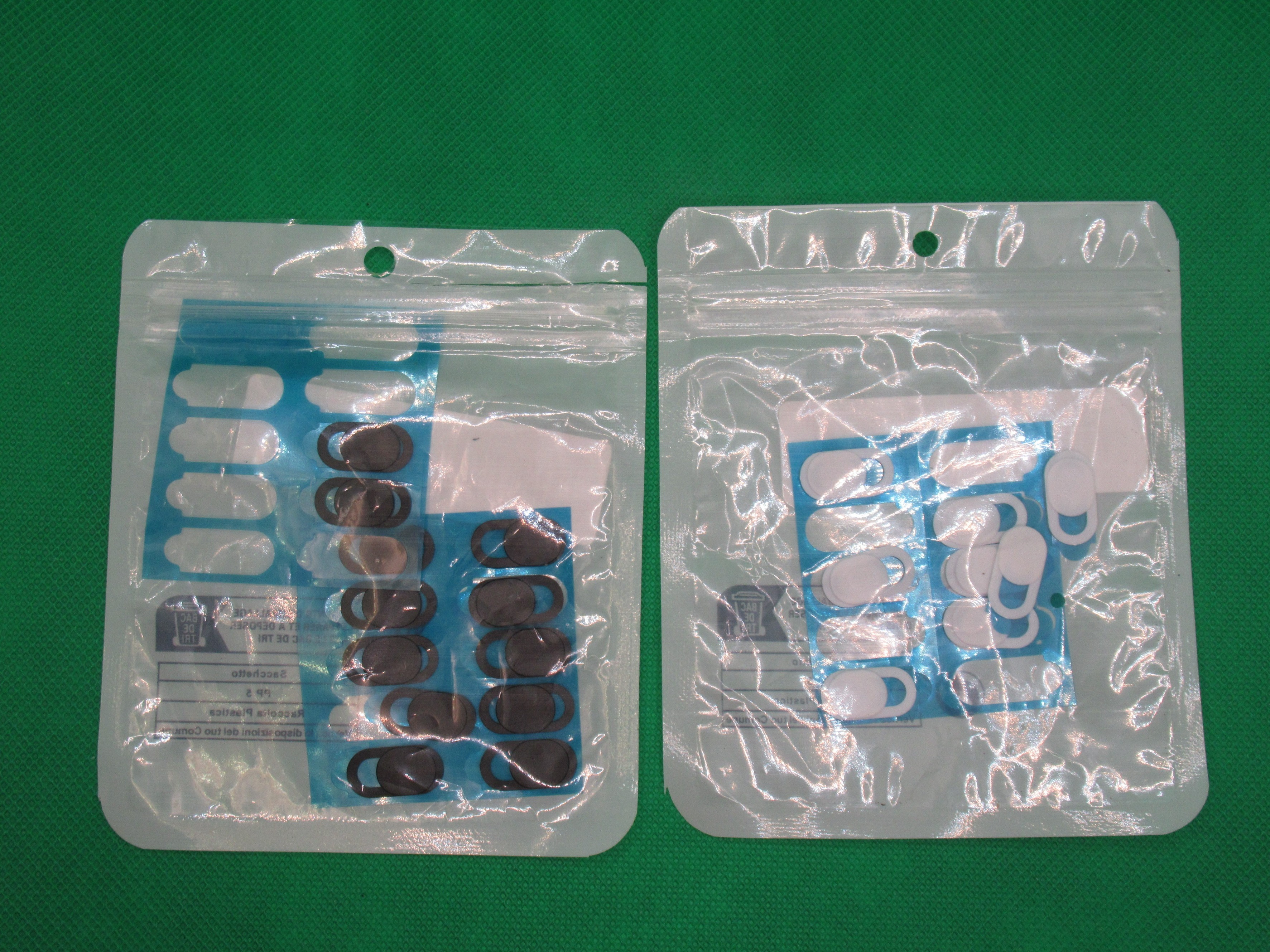 camera cover packaging for next two sets I ordered together from the same seller